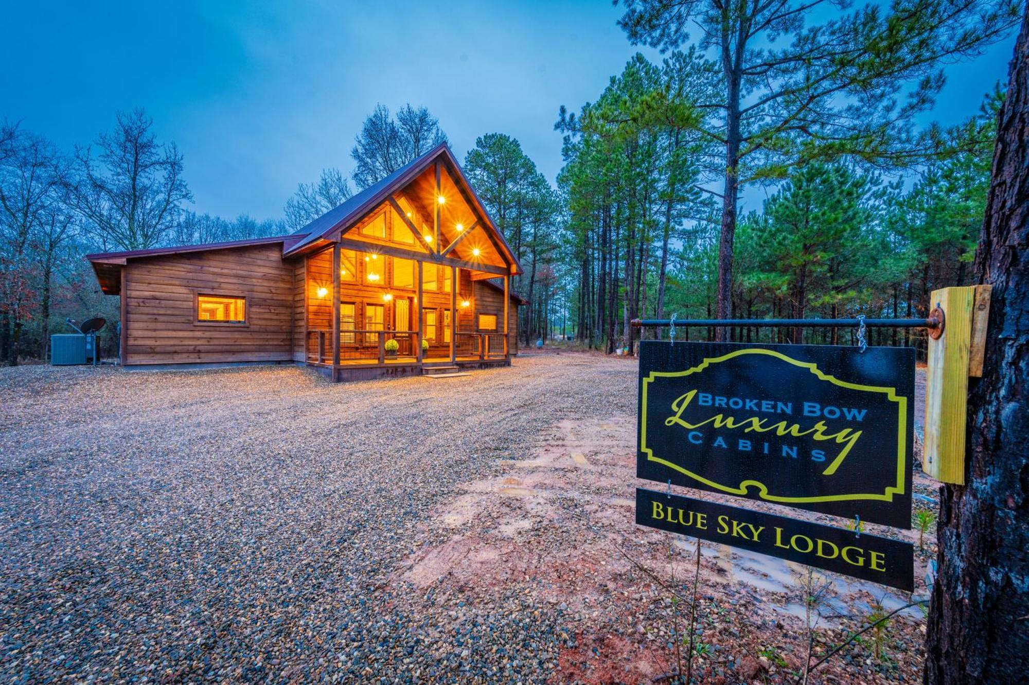 The Luxurious Blue Sky Lodge Is Epic! Broken Bow Exterior photo